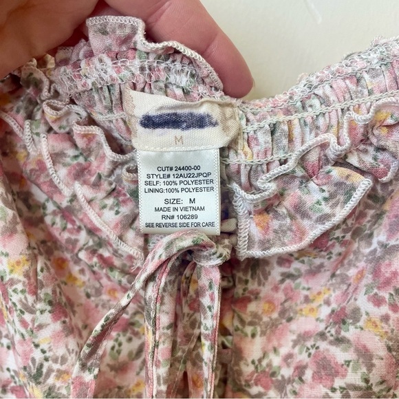 Altar'd State Floral Milkmaid Blouse - Picture 7 of 12